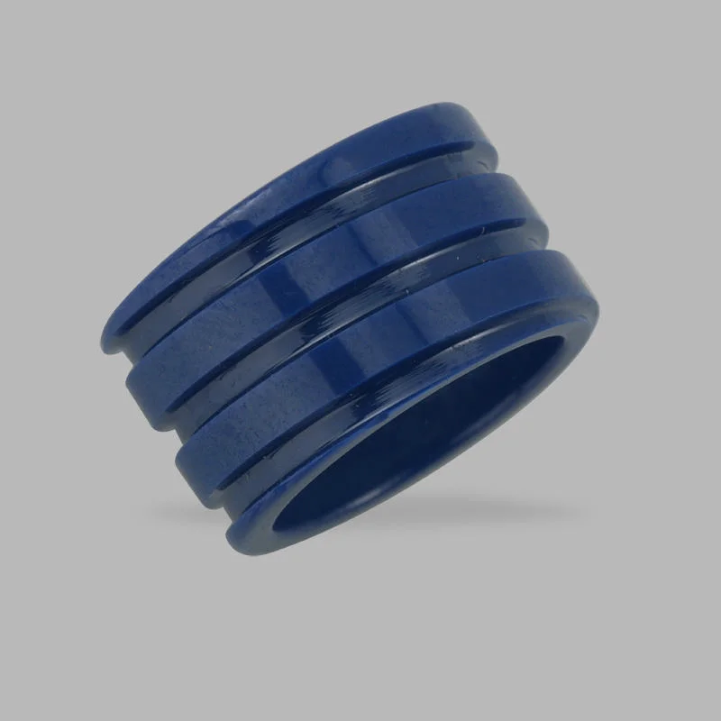 Fede nuziale da uomo personalizzata OEM / ODM Anello in ceramica da 10 mm con design scanalato per la vendita all'ingrosso