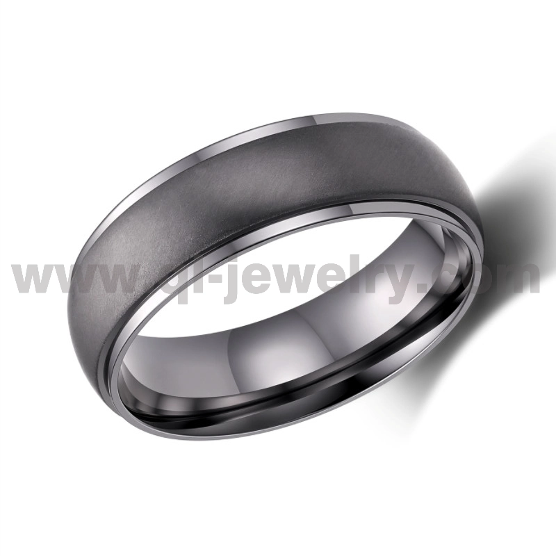 Premium 8mm Domed & Step Edge Pure Tantalum Wedding Bands – Customizable Sizes & Finishes