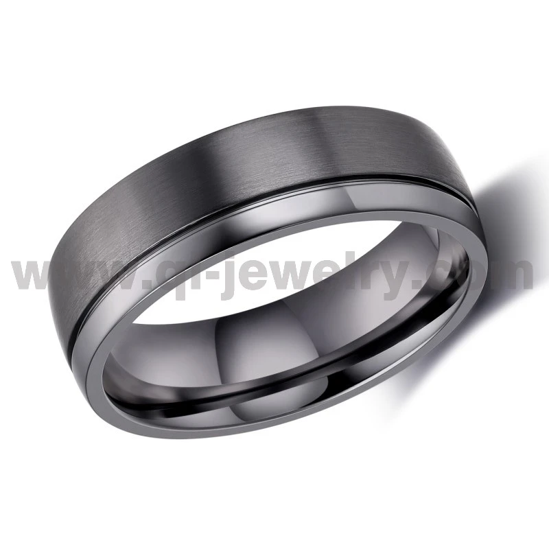 8mm Dome Matte & High-Polish Pure Tantalum Wedding Ring for Men | OEM/ODM Manufacturing