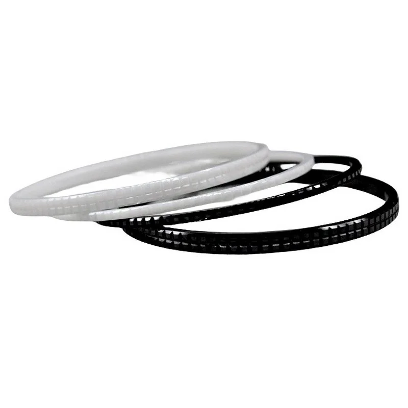 Custom Checkered Pattern Zirconia Ceramic Bracelets | Direct Factory Manufacturing for B2B