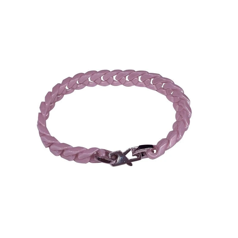 Wholesale Men's Cuban Link Hip-Hop Style Ceramic Bead Bracelets