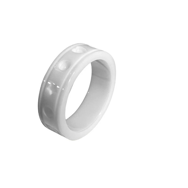 Galaxy-Inspired Interlocking Ceramic Zirconia Ring Set | Direct Factory & Bulk Supply