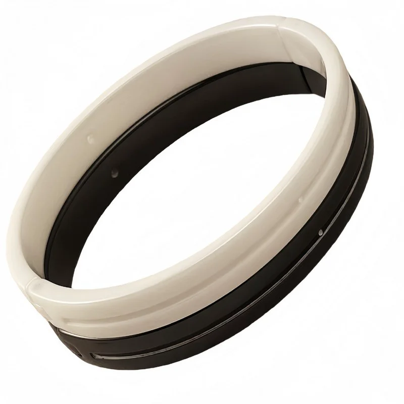 Wholesale Premium INS-Style Ceramic Bracelets: Luxury Open Design with Inlaid Diamonds