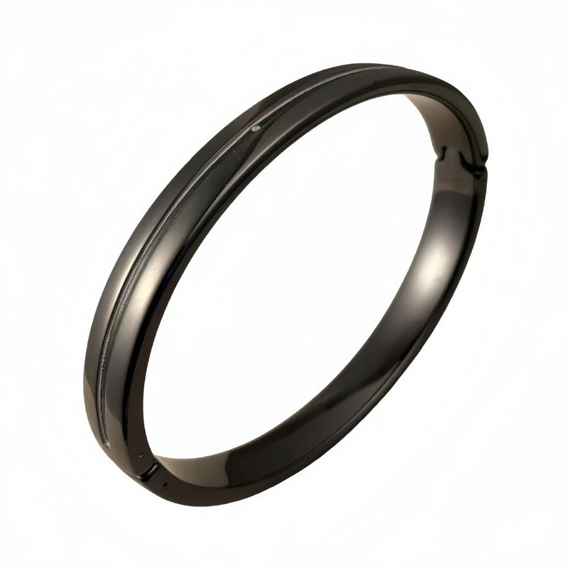 Wholesale Premium INS-Style Ceramic Bracelets: Luxury Open Design with Inlaid Diamonds