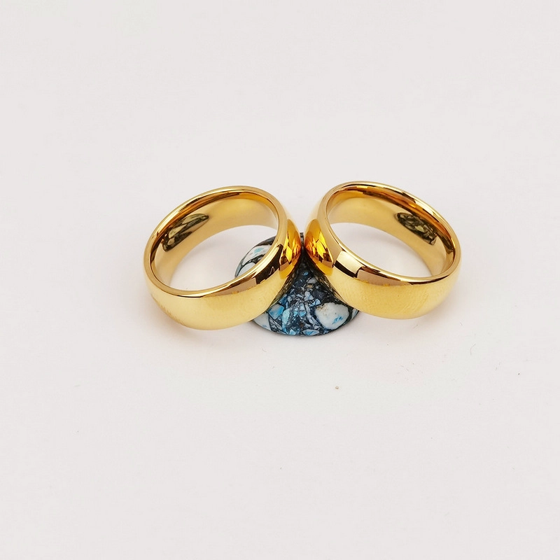 Anneaux en carbure de tungstène plaqués or – Stock complet, livraison rapide et zéro MOQ