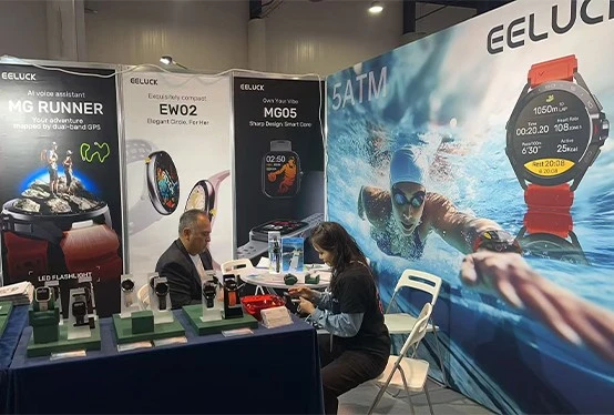 Chytré hodinky EELUCK vlastněné společností Wandisplay přitahují masivní davy a podporují hluboké obchodní zapojení 3. dne CES 2026