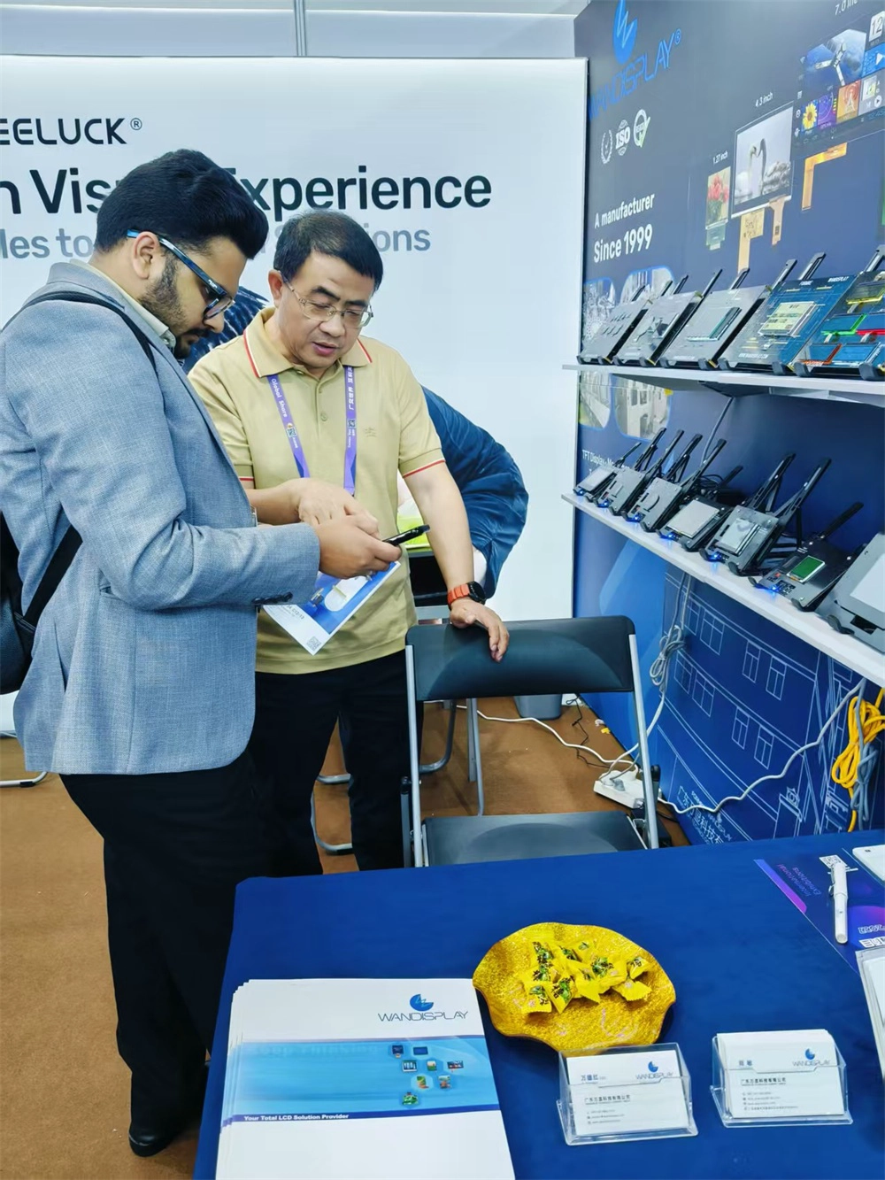 Active discussions at Wandisplay Booth C23 Hall 20.2 Day 2