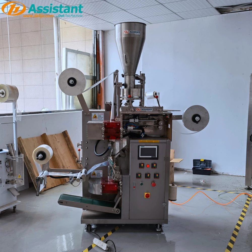 China Automatic Square Tea Bag Packing Machine With Outer Plastic Bag DL-6CYD-10W manufacturer
