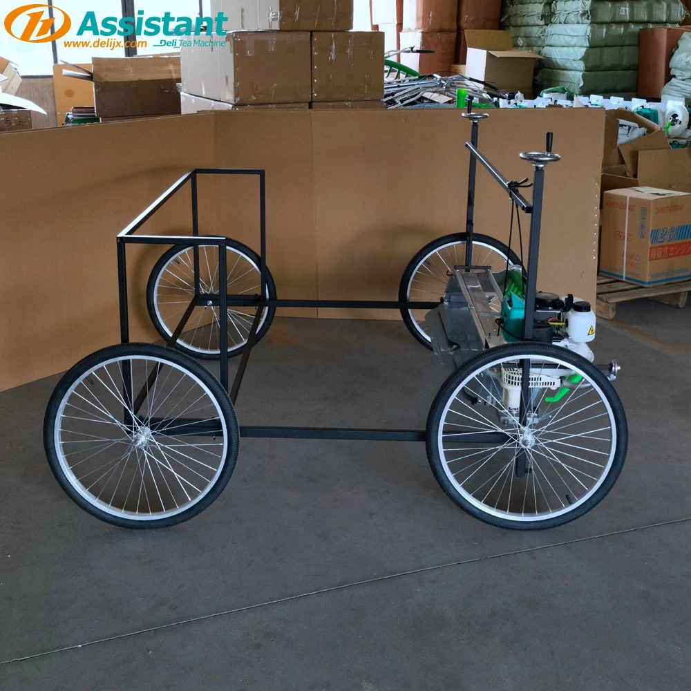 China 1210mm Lavender Herb Harvester Machine With Rack And Wheels DL-4CP-1210W manufacturer