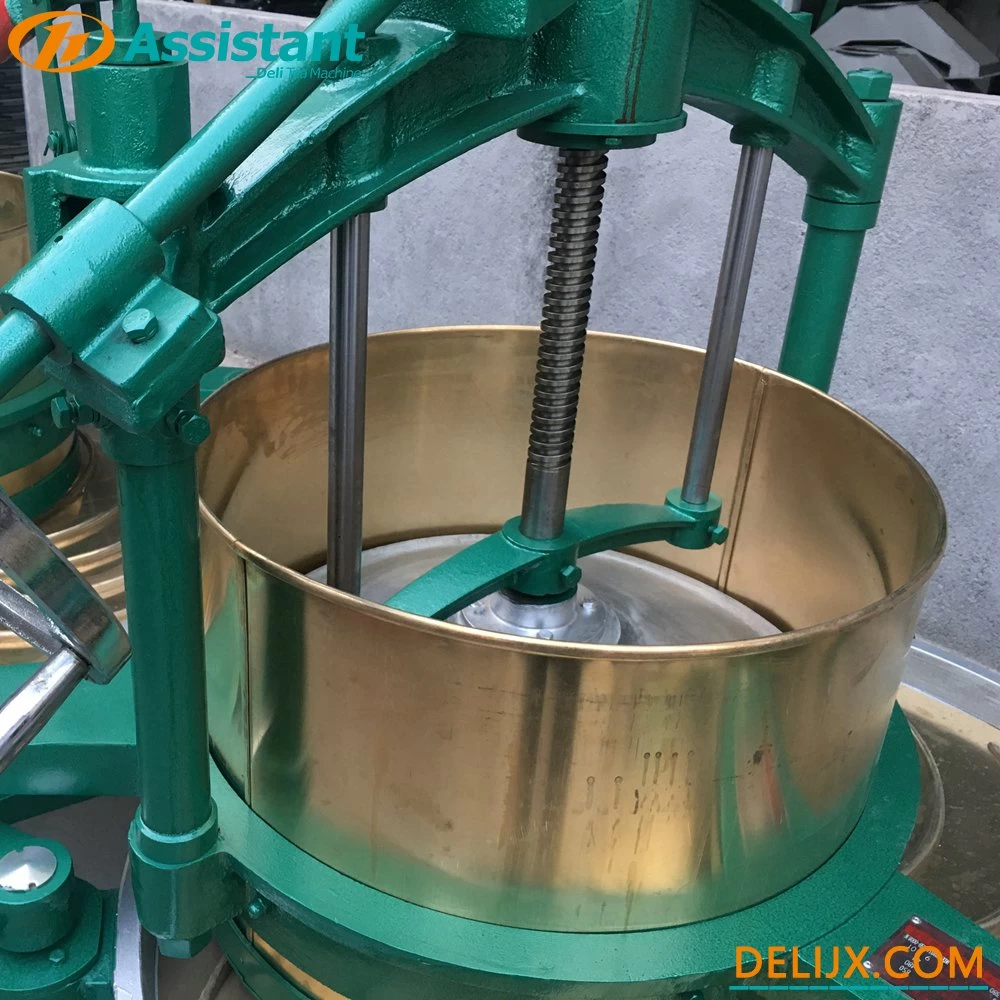 China Copper Brass 65cm Drum And Table Tea Rolling Machine Made Of Brass Copper DL-6CRT-65T manufacturer