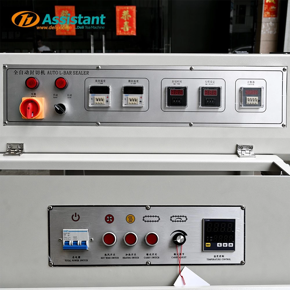 中国 Lバーシーラーシュリンクラップ小箱本プラスチックフィルム包装熱収縮包装機 DL-450L&DL-BSB-4020 メーカー