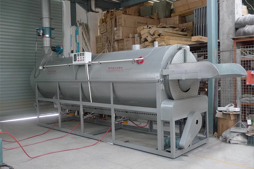 Drum-Type Green Tea Enzyme Inactivation Machine