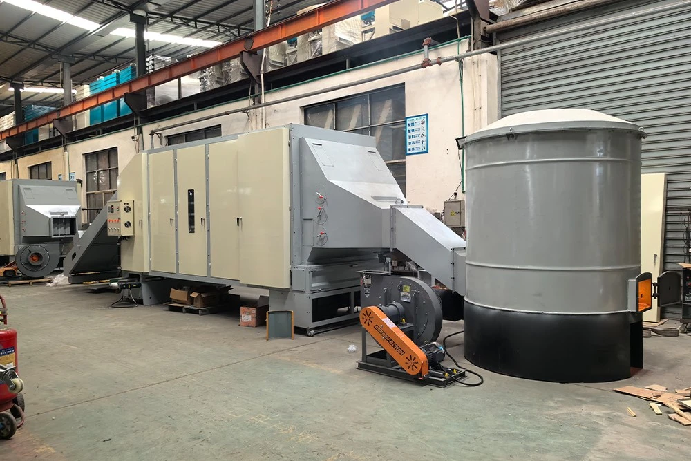 Wood-Coal Chain Plate Tea Dryer