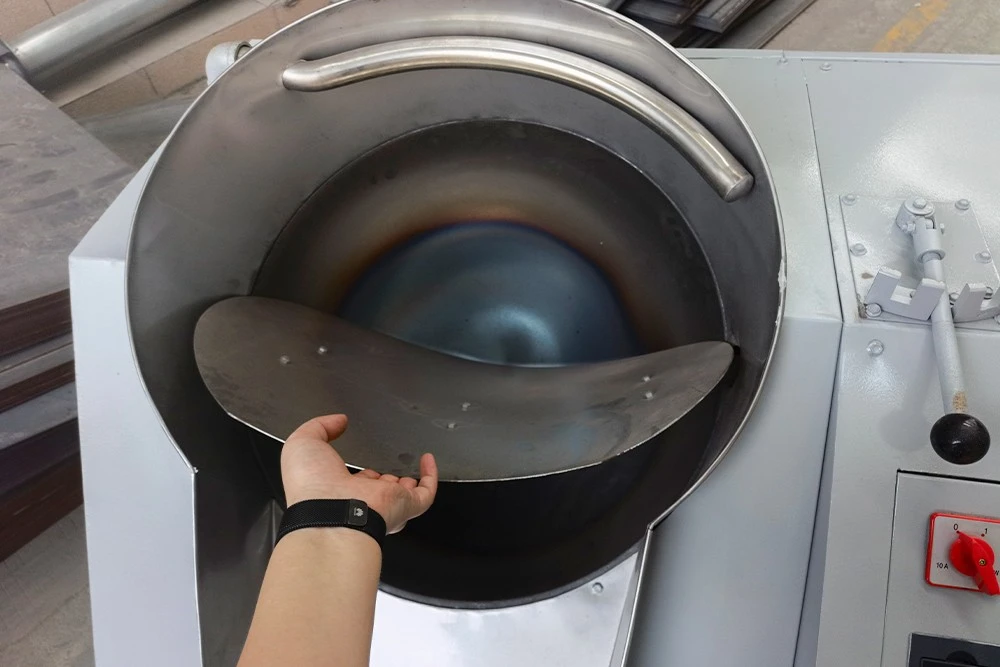 Compact tea shaping machine