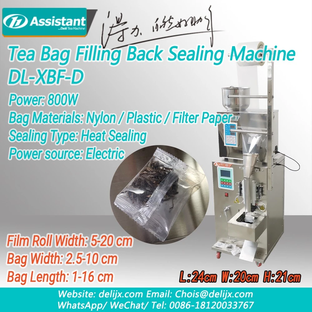 Túi lọc trà bằng nhựa nylon Máy làm đầy túi niêm phong DL-XBF-D