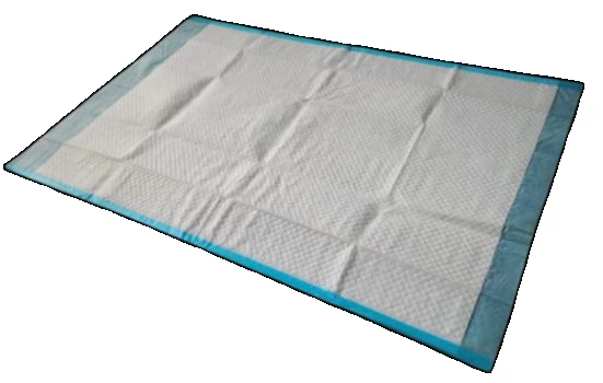 China Hospital disposable nonwoven bed sheet medical underpad absorption blue bed pad for adult and baby manufacturer