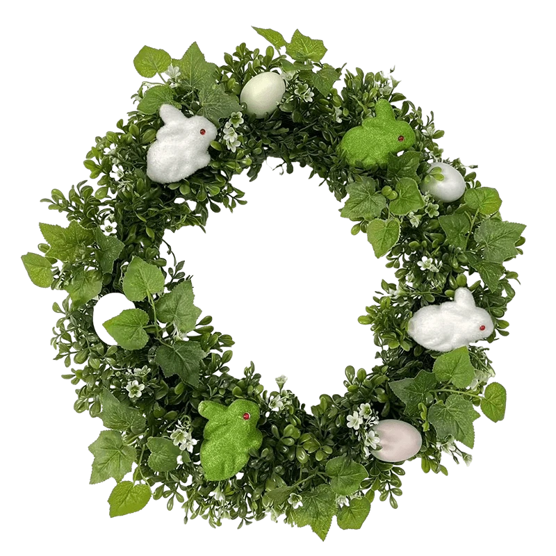 Set 6 Ghirlande Pasquali Con Bacche Artificiali | Mini Corona Decorativa Per Candele E Tazze | Multicolore Per Matrimoni E Primavera