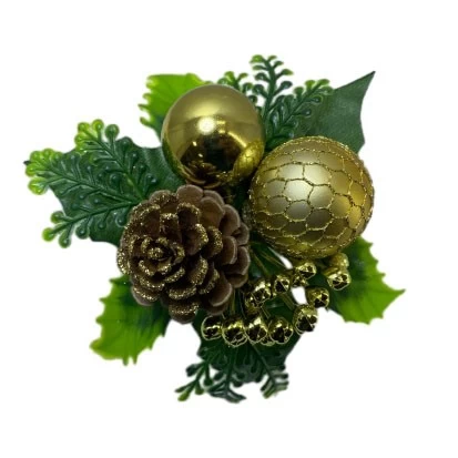 China Senmasine christmas artificial picks with pinecone red berries baubles ornaments DIY winter holiday xmas decoration manufacturer