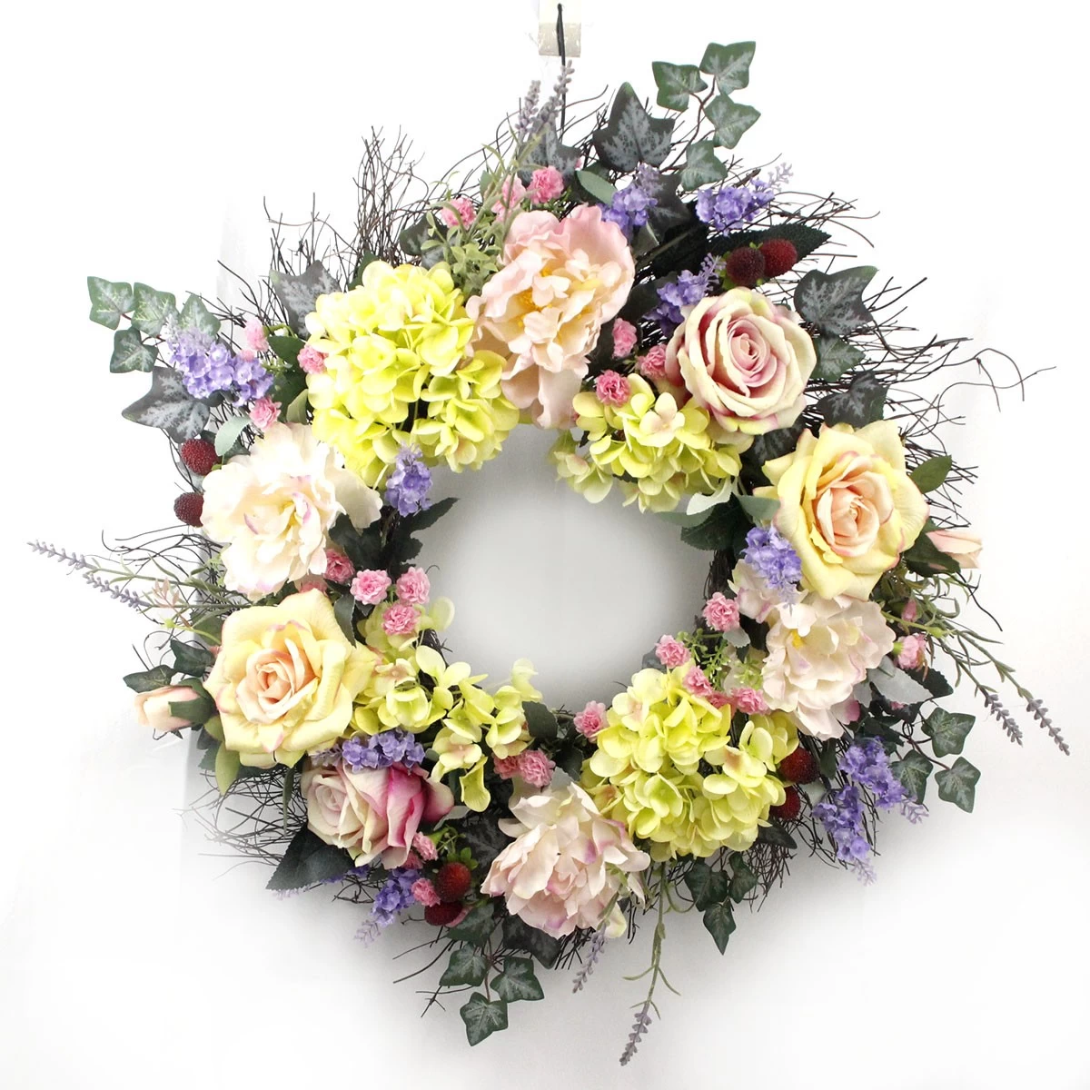 الصين Senmasine spring wreaths with artificial flowers leaves front door Farmhouse Indoor Outdoor hanging Decor - COPY - g77lca الصانع