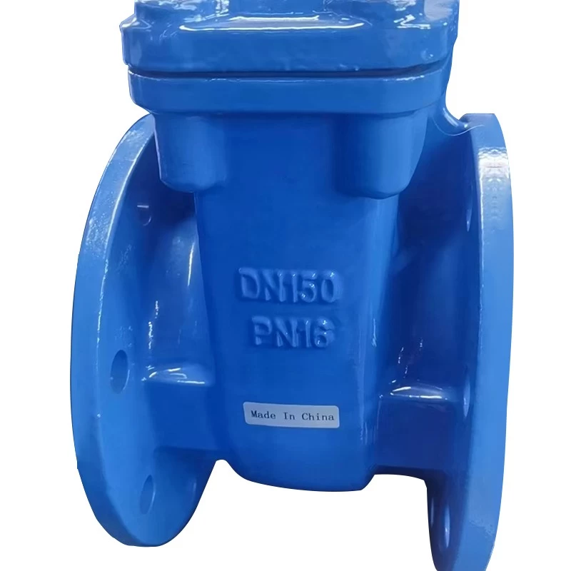 China Factory Wholesale DN100 Ductile Iron Non Rising F4 Metal Seated Gate Valve PN10 PN16 for Desalination manufacturer