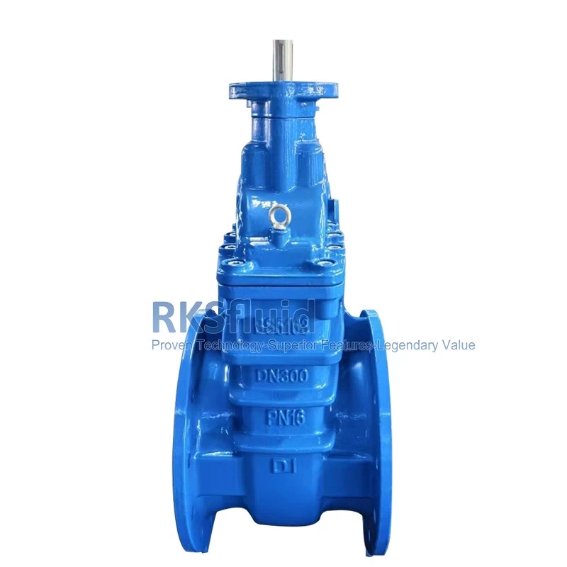 China BS5163 Ductile Iron Metal Seated Sewage Flange Gate Valve PN16 300mm with Prices manufacturer