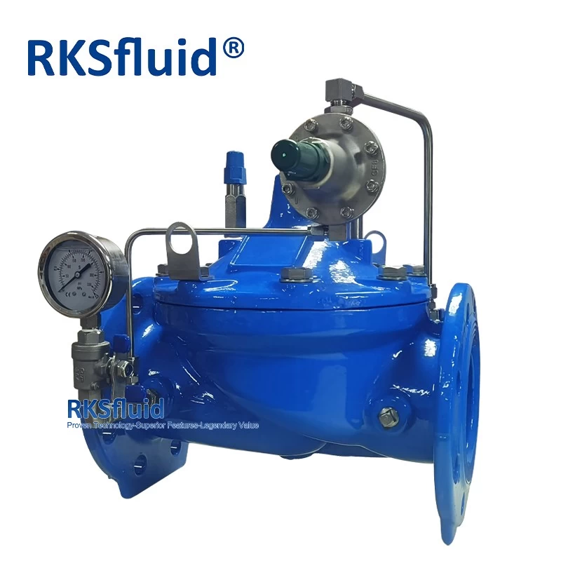 China Industrial hydraulic control flanged ductile cast iron pressure reducing valve for water manufacturer