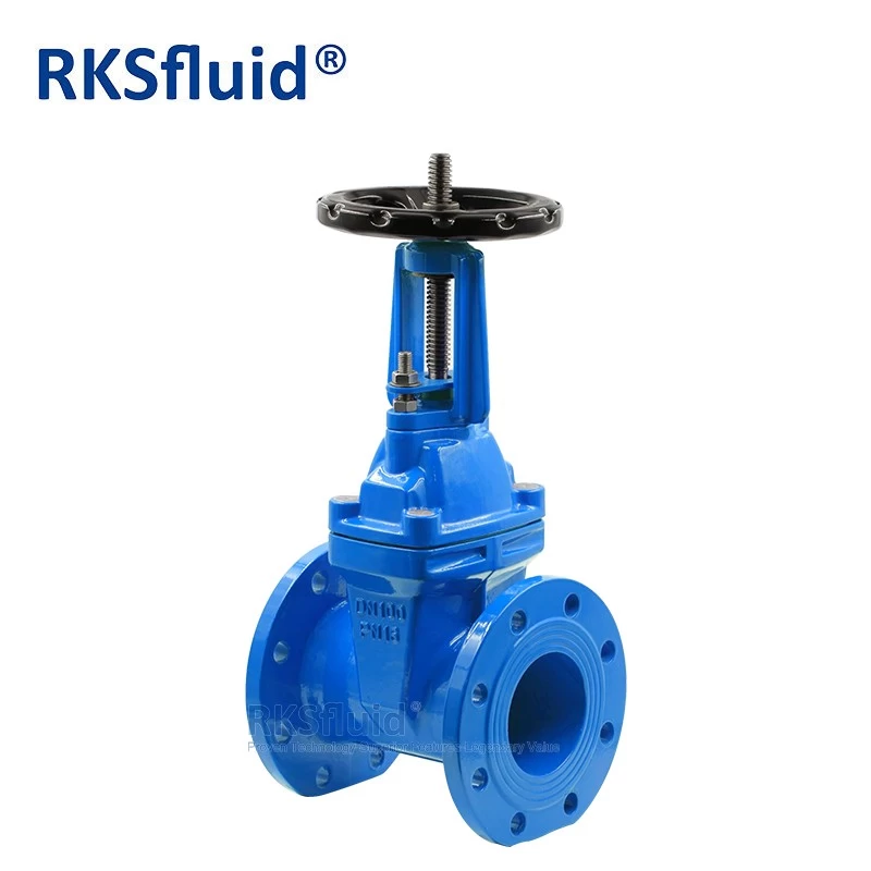 China BS5163 os&y gate valve ductile iron 30inch resilient seated double flange gate valve PN16 for water tanks manufacturer