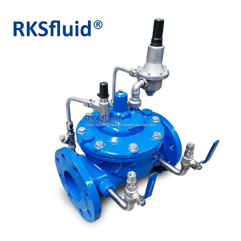 China Factory direct price 200X adjustable ductile cast iron water pressure reducing control valve dn100 dn150 pn16 contact me for customization manufacturer