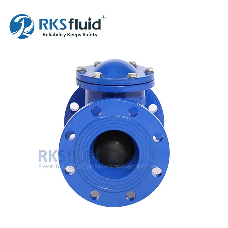 China China Supplier ductile iron GGG50 water ball check valve flange DN100 PN16 Customized manufacturer