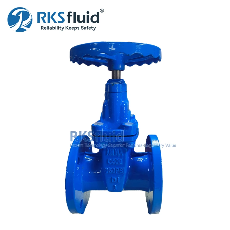 Preço da classe 150 da válvula de porta flangeada do selo macio do ferro fundido dúctil do API DN600 100mm