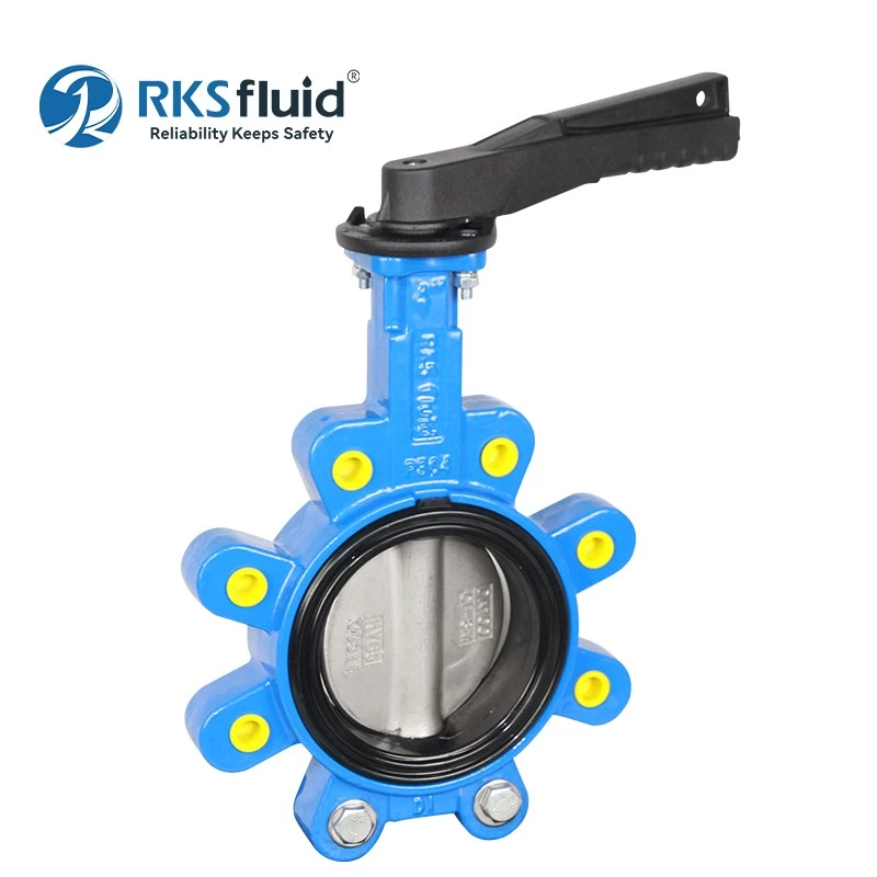 China Factory Direct Sales 600mm Ductile Iron dn250 Lug Style Butterfly Valve Class150 with Electric Actuator manufacturer