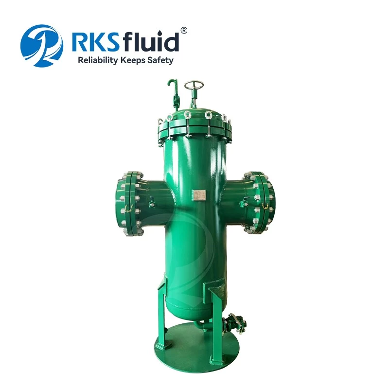 China Factory Price SS304 SS316 Flanged Automatic 50μm Basket Filter Housing DN25 DN32 DN50 for Liquid Filtration manufacturer
