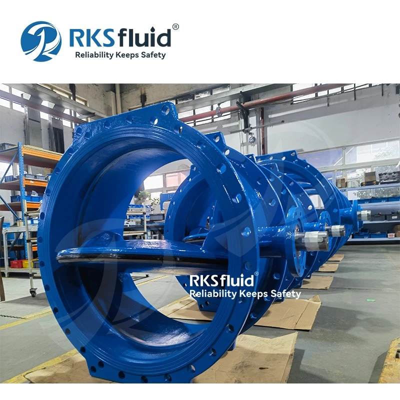 China Athena Series Water Valve Manufacturers Ductile Iron Electric Actuator Flanged Double Eccentric Butterfly Valve with Gearbox Prepared manufacturer