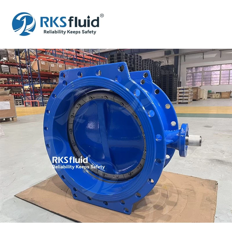 China 2025 Athena Series High Quality DN800 Ductile Iron DN600 PN10 Double Offset flange Butterfly Valve for Water manufacturer