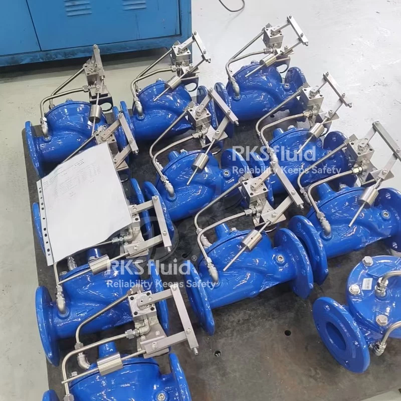 China Chimaera Series K10B/R10B Ductile iron Bi-level Control Valve DN100 for Water manufacturer