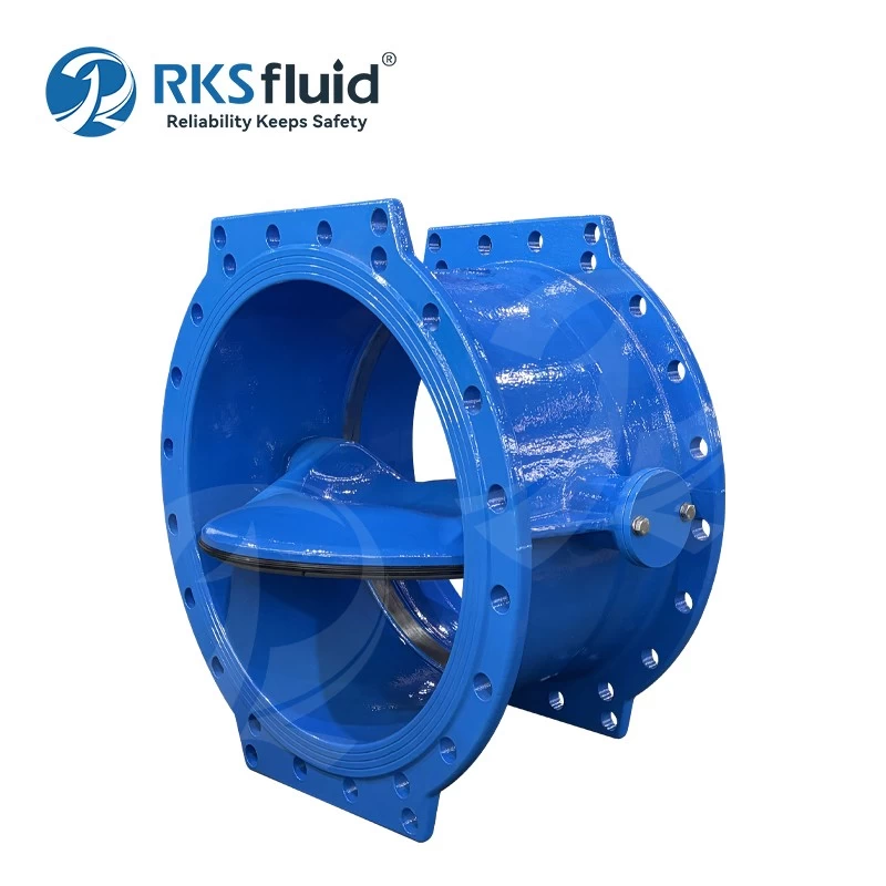 China RKSfluid Athena Series Double Eccentric Flanged Butterfly Valve manufacturer