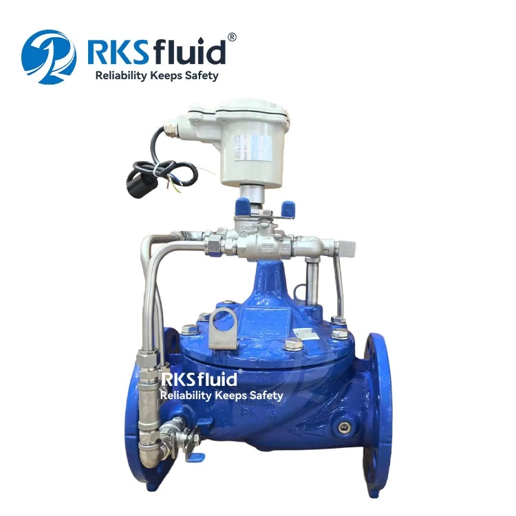 China Factory Direct K600 ductile iron DN80 solenoid flow control valve for Irrigation Systems manufacturer