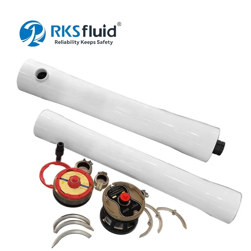 China RKSfluid Thailand Factory Lightweight composite pressure vessel 8 inch RO Membrane Housing 300 PSI manufacturer