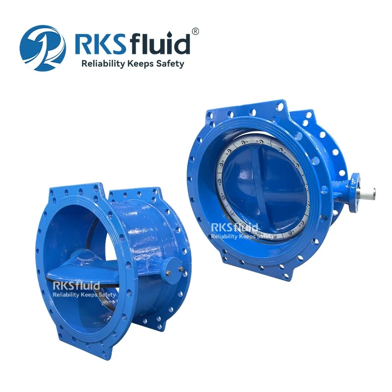 China Válvula de borboleta de flange excêntrico duplo fabricante