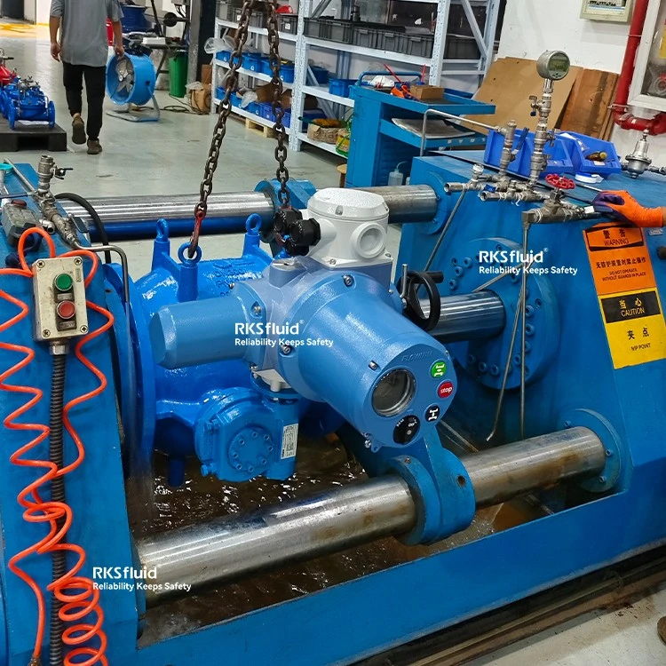 中国 可定制的活塞式流量调节阀 DN1200 PN16，电动执行器针阀用于水处理 制造商