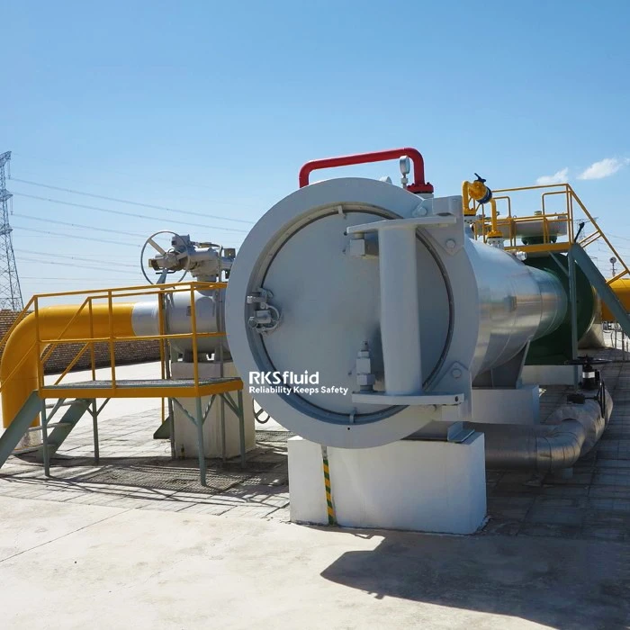 China Solução de Pigging Personalizada, Lançador e Receptor de Raspador de Suínos Normal com ASME fabricante