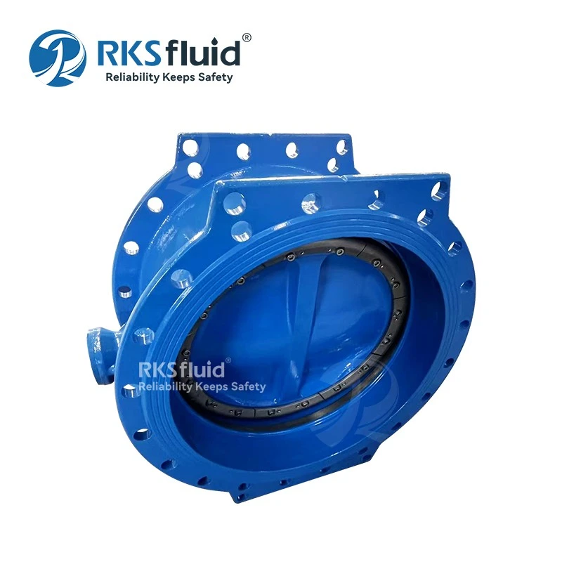 الصين استقرار وقت التسليم القصير صمام فراشة مزدوج غريب الأطوار ذو قطر كبير لمشاريع المياه والتعدين الصانع