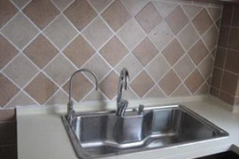 The hazard of water when tile grout construction