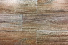 How does the wood grain floor undertake the grouting?