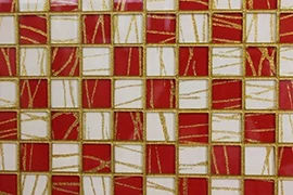 How is Mosaic ceramic tile constructed