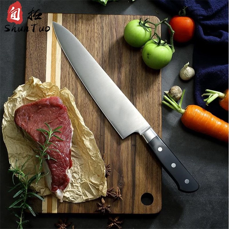 porcelana Venta al por mayor del cuchillo de los cocineros del acero inoxidable de la cocina de ShunTuo 7inch, con la manija cómoda fabricante