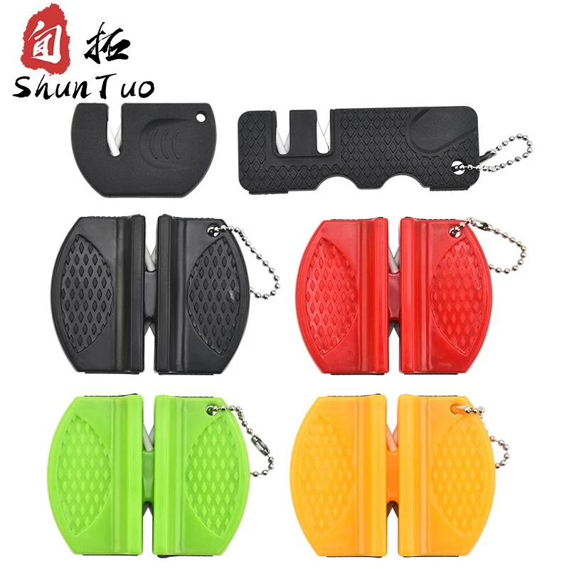 China China factory cheap mini Knife Sharpener for Kitchen Knives, supply black red yellow green color manufacturer