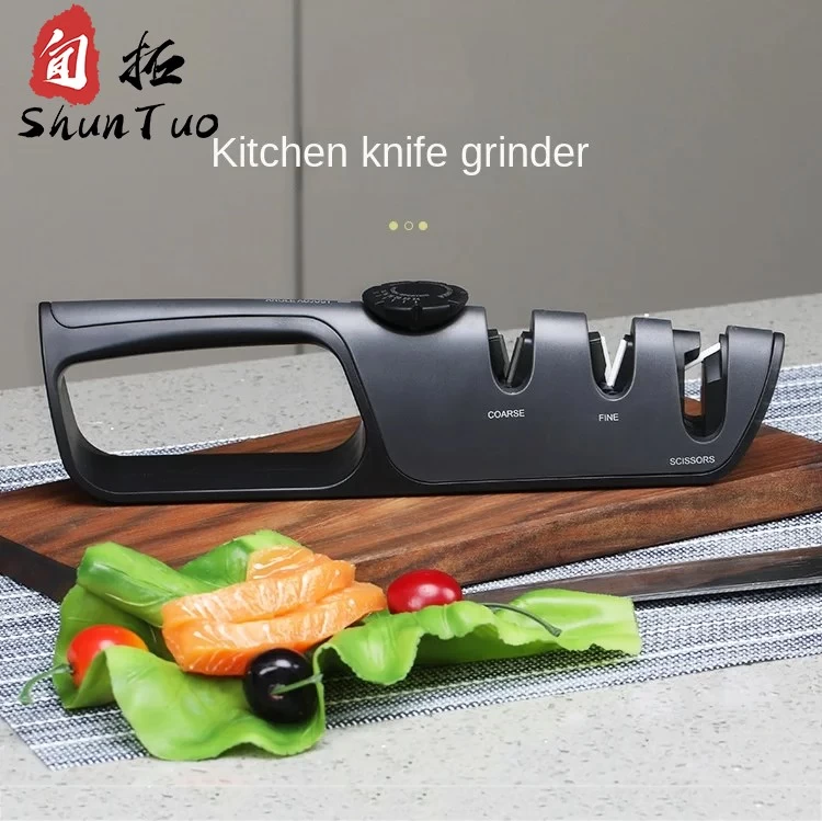 China Factory supply 4 stages adjustable angles knife sharpener tool for kitchen hot selling manufacturer