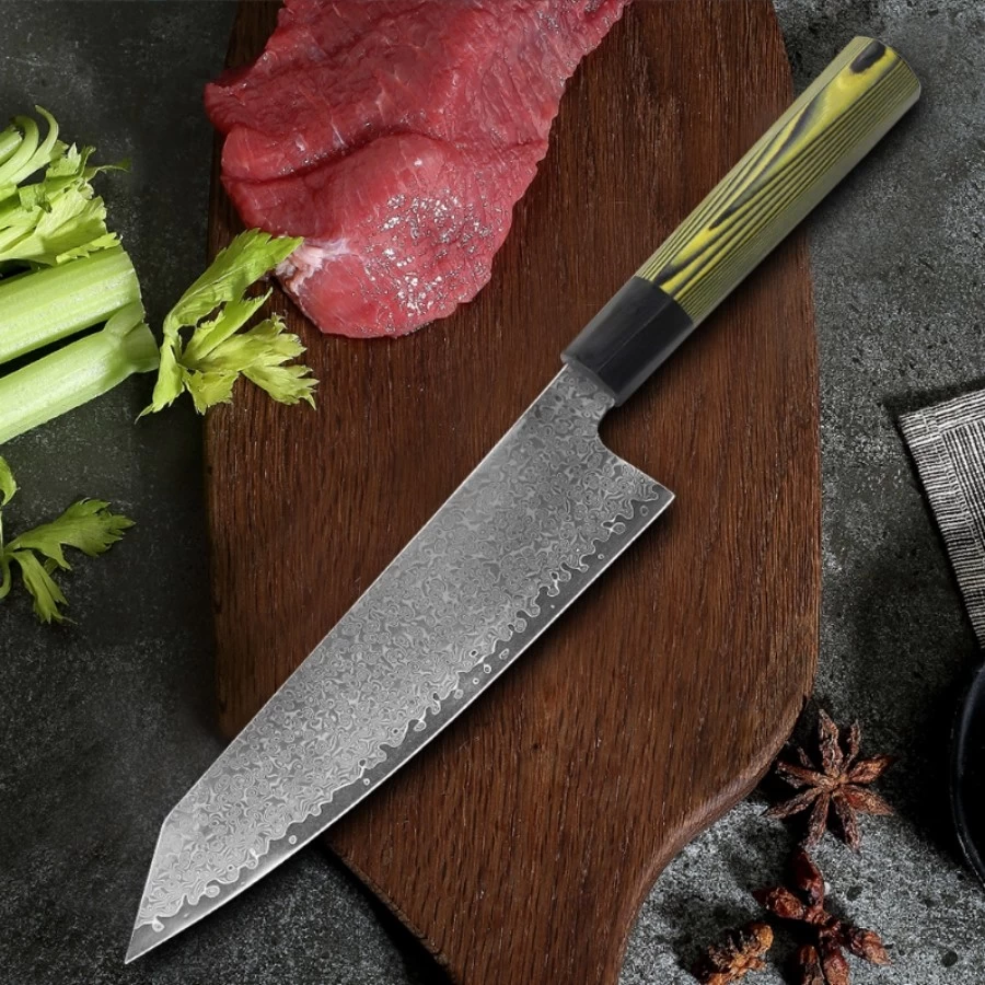 China China damascus knife 67 layer of premium quality steel knife wholesales manufacturer