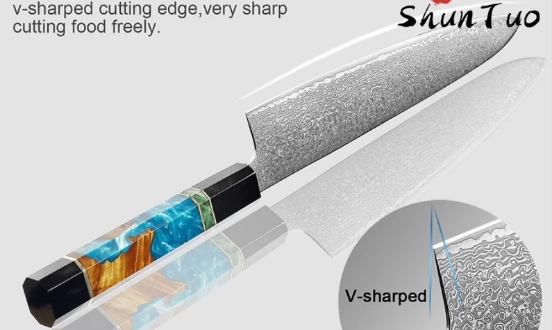 Superior Damascus Steel Chef Knife have Unrivaled Culinary Precision